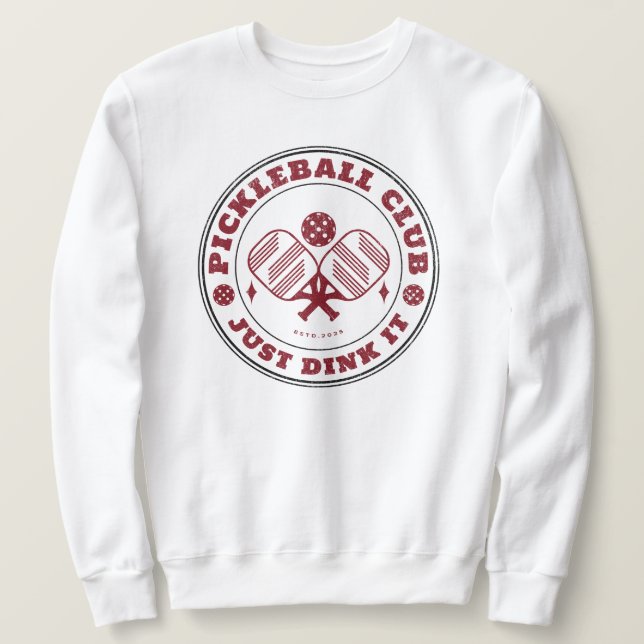 Sudadera Club de baloncesto Sólo Dink It Vintage (Anverso del diseño)