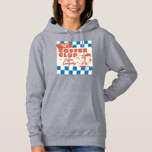 Sudadera Club de Café caricatura – Adorable para amantes de