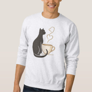 Sudadera Club de Café Gato Negro