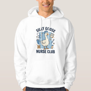 Sudadera Club de Enfermeras Ganso Tonto Diseño de Enfermera