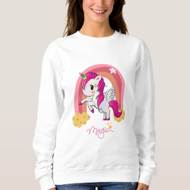 Sudadera Club de fans de Magic Unicorn (Anverso)