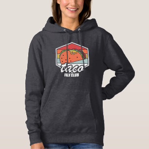 Sudadera club de fans de tacos tacos retro comida mexicana