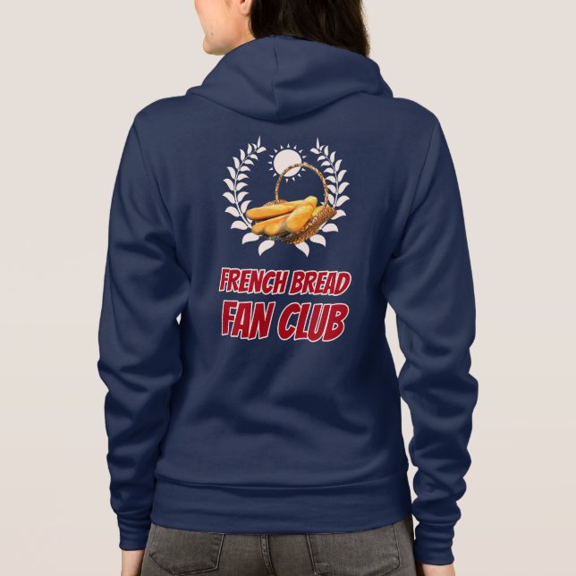 Sudadera Club de Fans del Pan Francés Diseño (Reverso)