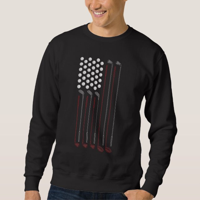 Sudadera Club de Golf Americano Golfer Club De Golf Usa Fla (Anverso)