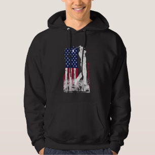 Sudadera Club De Golf Bandera Americana USA 4 De Julio Para