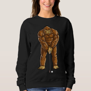 Sudadera Club De Golf Bigfoot Y Ball Sports Funny Sasquatch