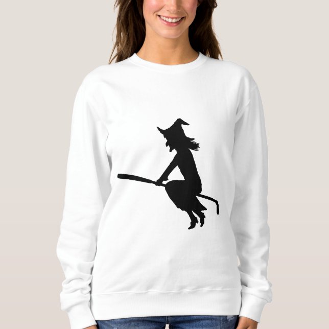 Sudadera Club de Golf Halloween Witch Riding | Golfistas (Anverso)