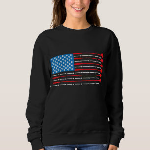 Sudadera Club de golf Patriotic Golf USA Flag Clubes de gol