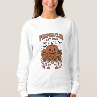 Sudadera Club de la Calabaza Est. 1976 Calabaza Vintage de 