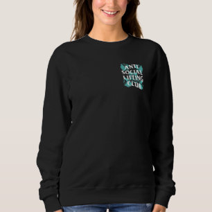 Sudadera Club de Levantamiento Antisocial Discos Calavera C