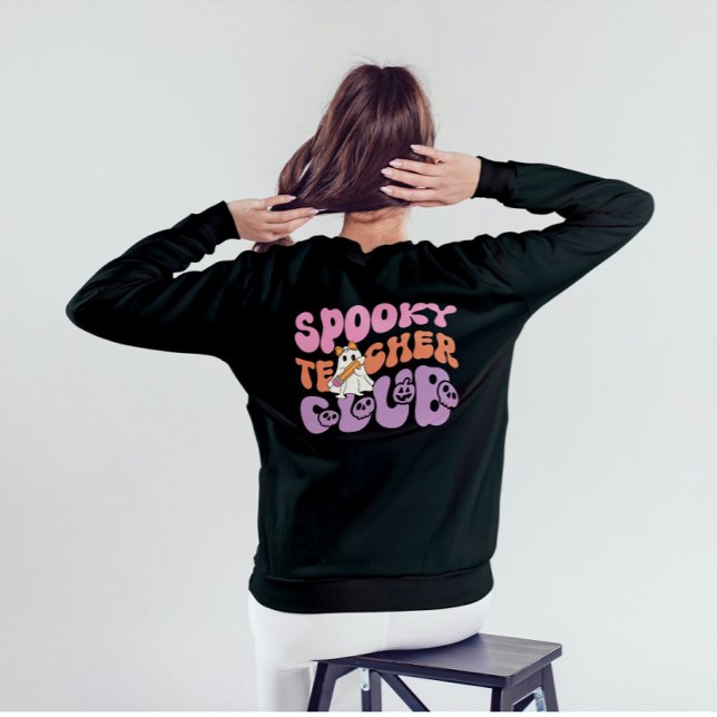Sudadera Club de maestros fantasma personalizado Cute Retro (Subido por el creador)