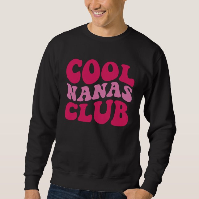 Sudadera club de nanas geniales (Anverso)