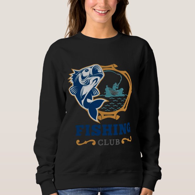 Sudadera Club de Pesca (Anverso)