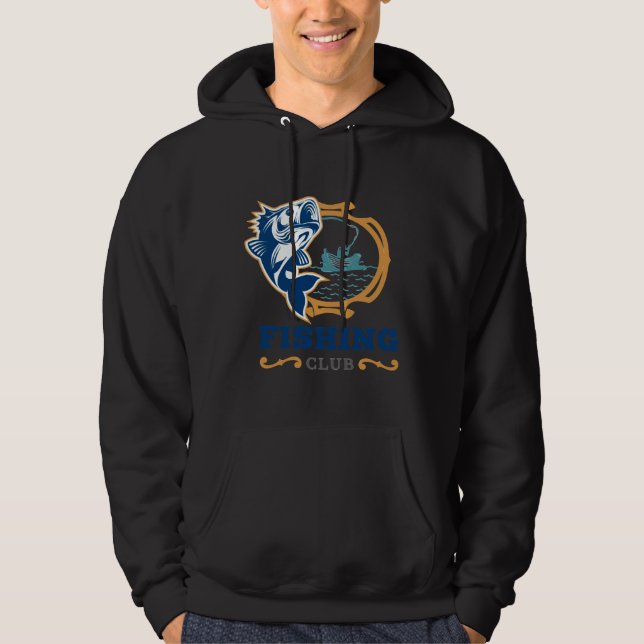 Sudadera Club de Pesca (Anverso)