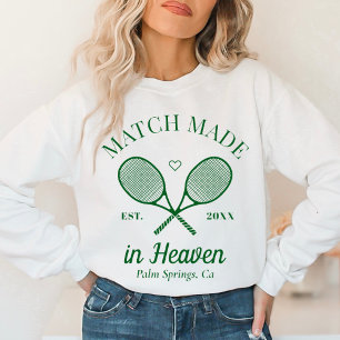 Sudadera Club de Tenis Soltera Hecha en el Cielo