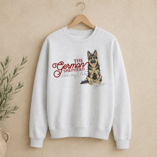 Sudadera Club de vacaciones de Navidad Pastor Alemán 
