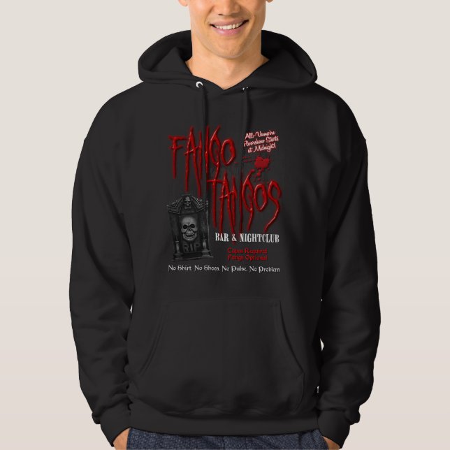 Sudadera Club nocturno del vampiro de los tangos de Fango (Anverso)