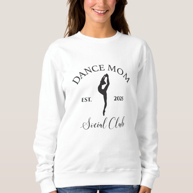 Sudadera Club Social Dance Mom (Anverso)