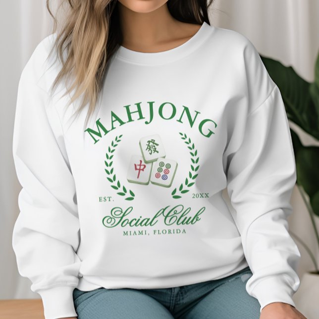 Sudadera Club Social de Mahjong Personalizado (Subido por el creador)
