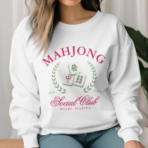 Sudadera Club Social de Mahjong Personalizado