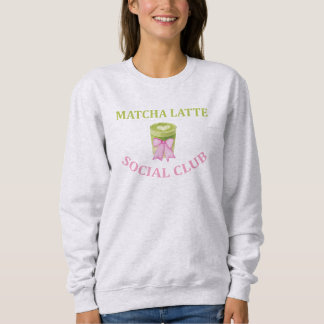 SUDADERA CLUB SOCIAL DE MATCHA LATTE