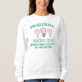 Sudadera Club Social Retro Pickleball Cumpleaños