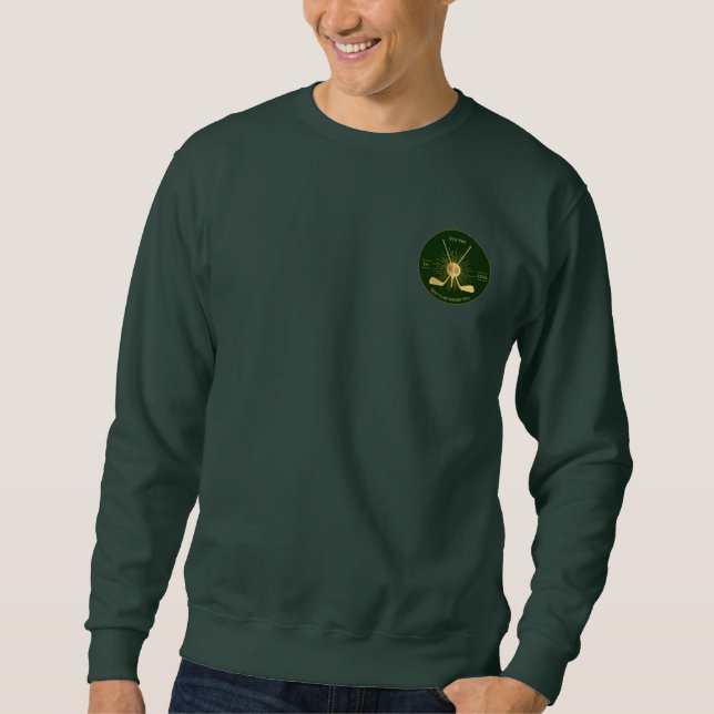 Sudadera Clubes de golf de oro personalizados (Anverso)