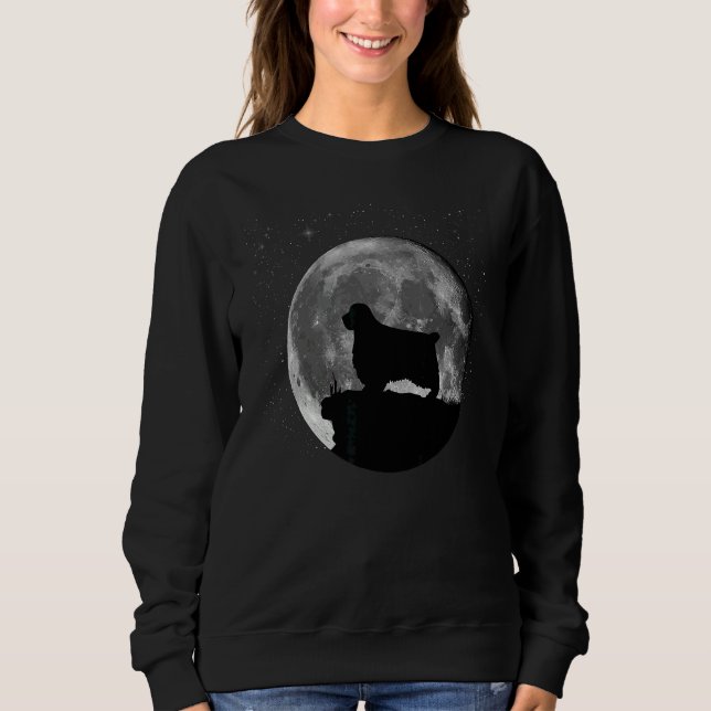 Sudadera Clumber Spaniel Dog Moon (Anverso)