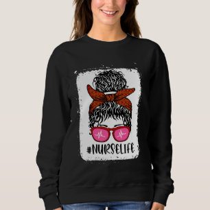 Sudadera CNA Life Messy Bun CnaLife - Regalo para enfermera