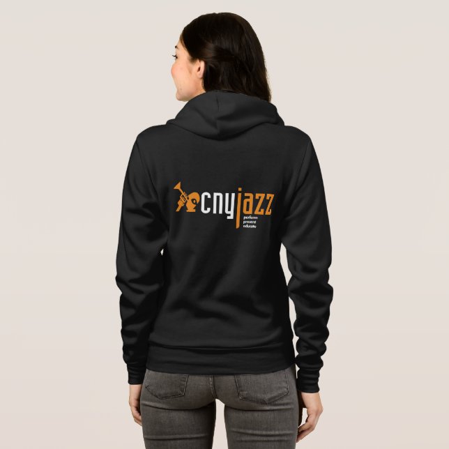 Sudadera CNY Jazz Zip Front Hoodie (Reverso completo)
