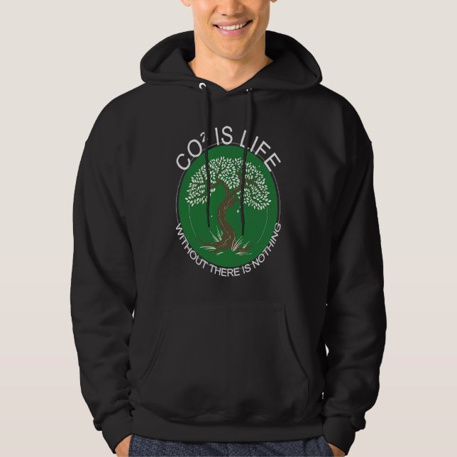 Sudadera CO² Is Life Without There Is Nothing Sea Animal Oc (Anverso)