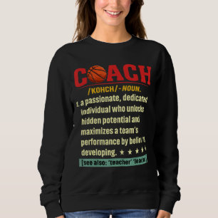 Sudadera Coach de baloncesto Definición Baloncestistas Spor