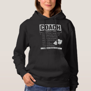 Sudadera Coach Definition Sport Games Entrenador Coaching F