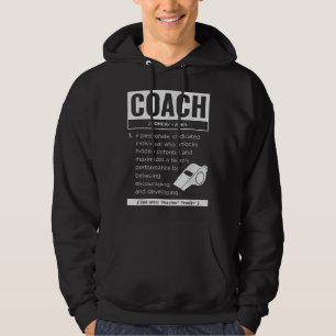 Sudadera Coach Definition Sport Games Entrenador Coaching F