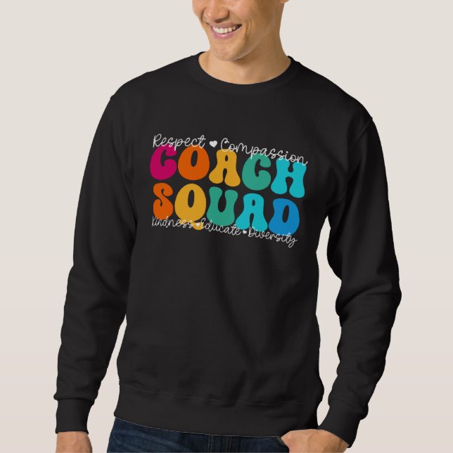 Sudadera Coach Squad Appreciation Week Back to School (Anverso)