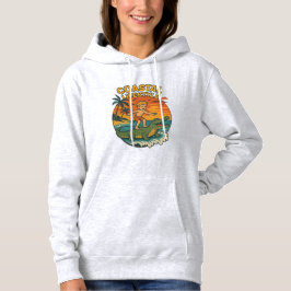Sudadera Coastal Lifestyle Gator Surfing - Retro Surf Beach