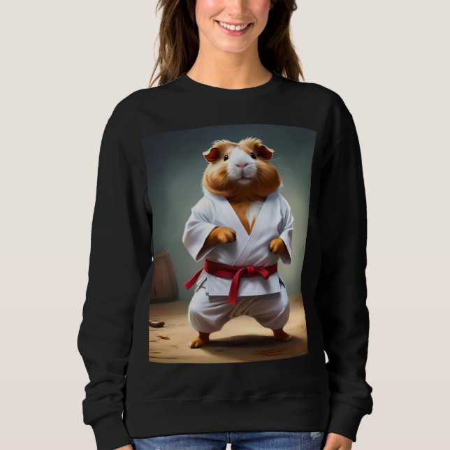 Sudadera Cobaya de Karate (Anverso)
