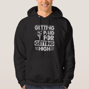 Sudadera Cobrando Por Ser Liniero Electricista De Alta Tens