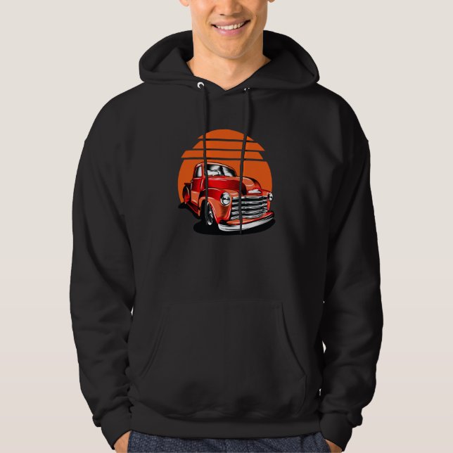 Sudadera coche clásico (Anverso)