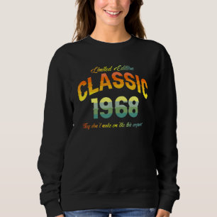 Sudadera Coche Clásico Antiguo 1968 Cumpleaños 53 Para Homb