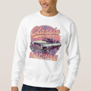 Sudadera Coche clásico vintage "Máquina Clásica" de los 80