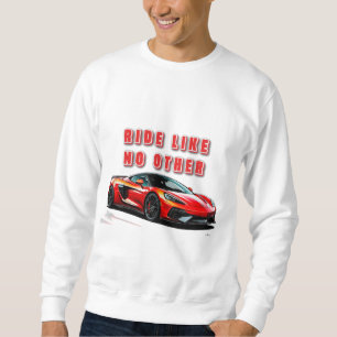 Sudadera Coche deportivo futurista y cita motivacional