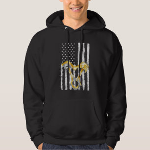 Sudadera Coche muscular de pistón de la bandera americana 8