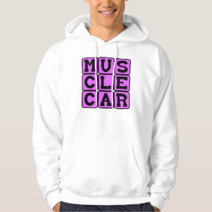 Sudadera Coche Musculoso, Acelerando El Motor