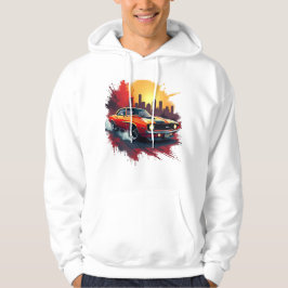Sudadera Coche Musculoso con Grafitis
