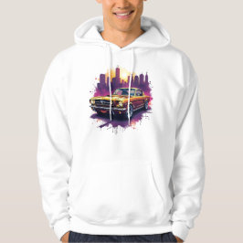 Sudadera Coche Musculoso de los 60 con horizonte urbano