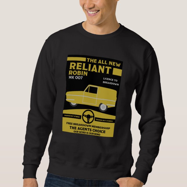 Sudadera Coche Robin de Reliant (Anverso)