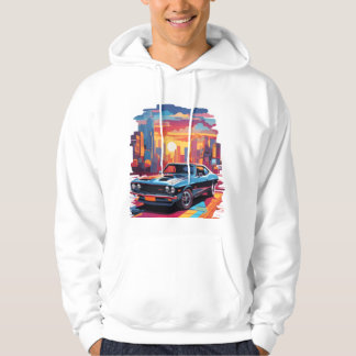 Sudadera Coche y sol se despiertan en la ciudad