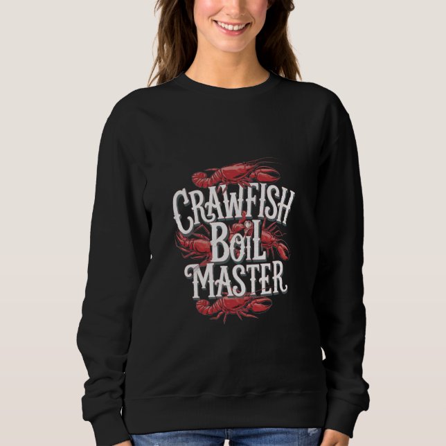Sudadera Cocina de Cajún para el bacalao de mariscos (Anverso)