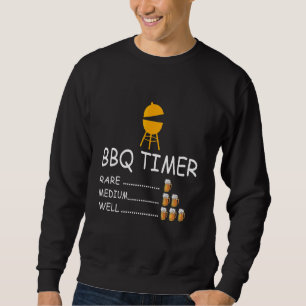 Sudadera Cocina de carne de humo saca un feliz San Patricio